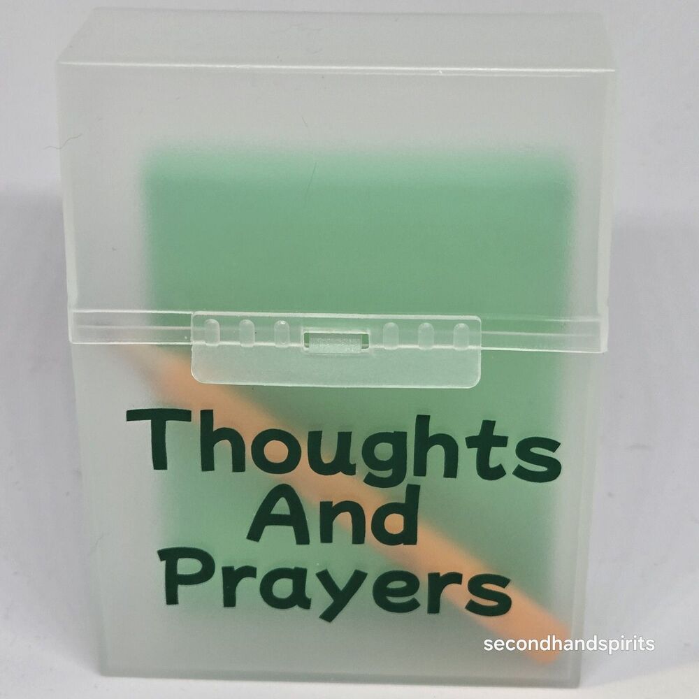 Plastic Prayer Boxes with Notepad and Pencil ~ Thoughts and Prayers
